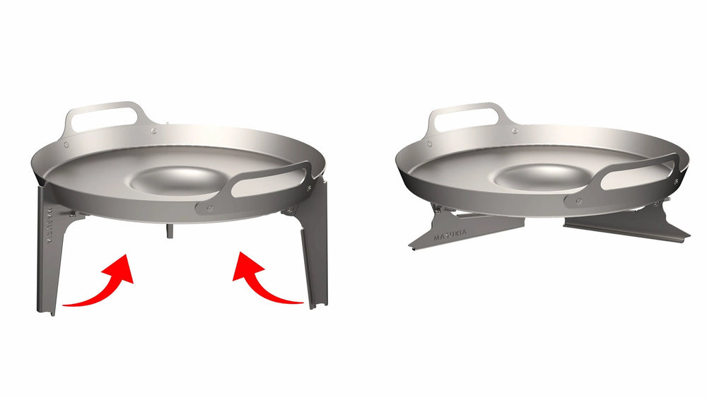 Plancha for Alpha 600 – Stainless Steel | Masuria Wild – Masuria Wild | smokeless fire pit, outdoor chair (rauchfreies Feuerstelle, Gartenstuhl)