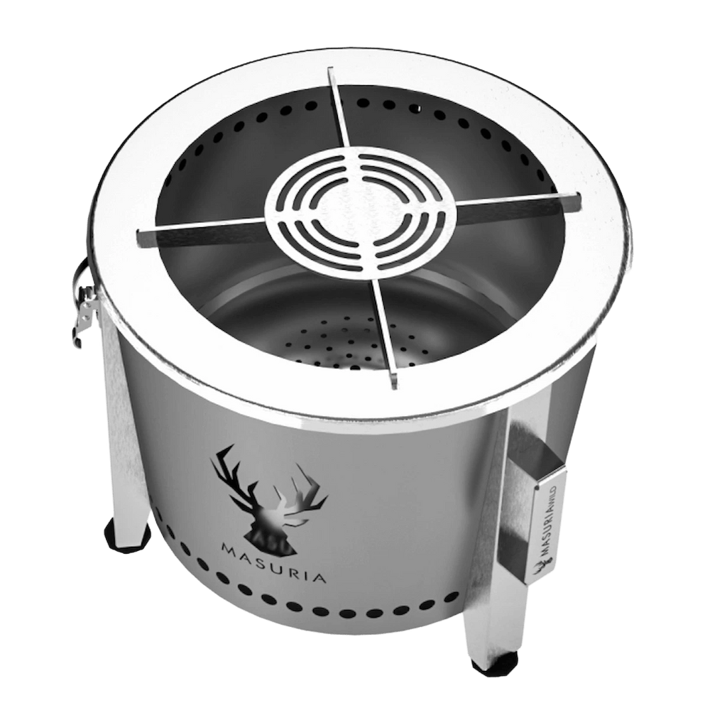 Pot Stand for Alpha Camp – Stainless Steel | Masuria Wild – Masuria Wild | smokeless fire pit, outdoor chair (rauchfreies Feuerstelle, Gartenstuhl)