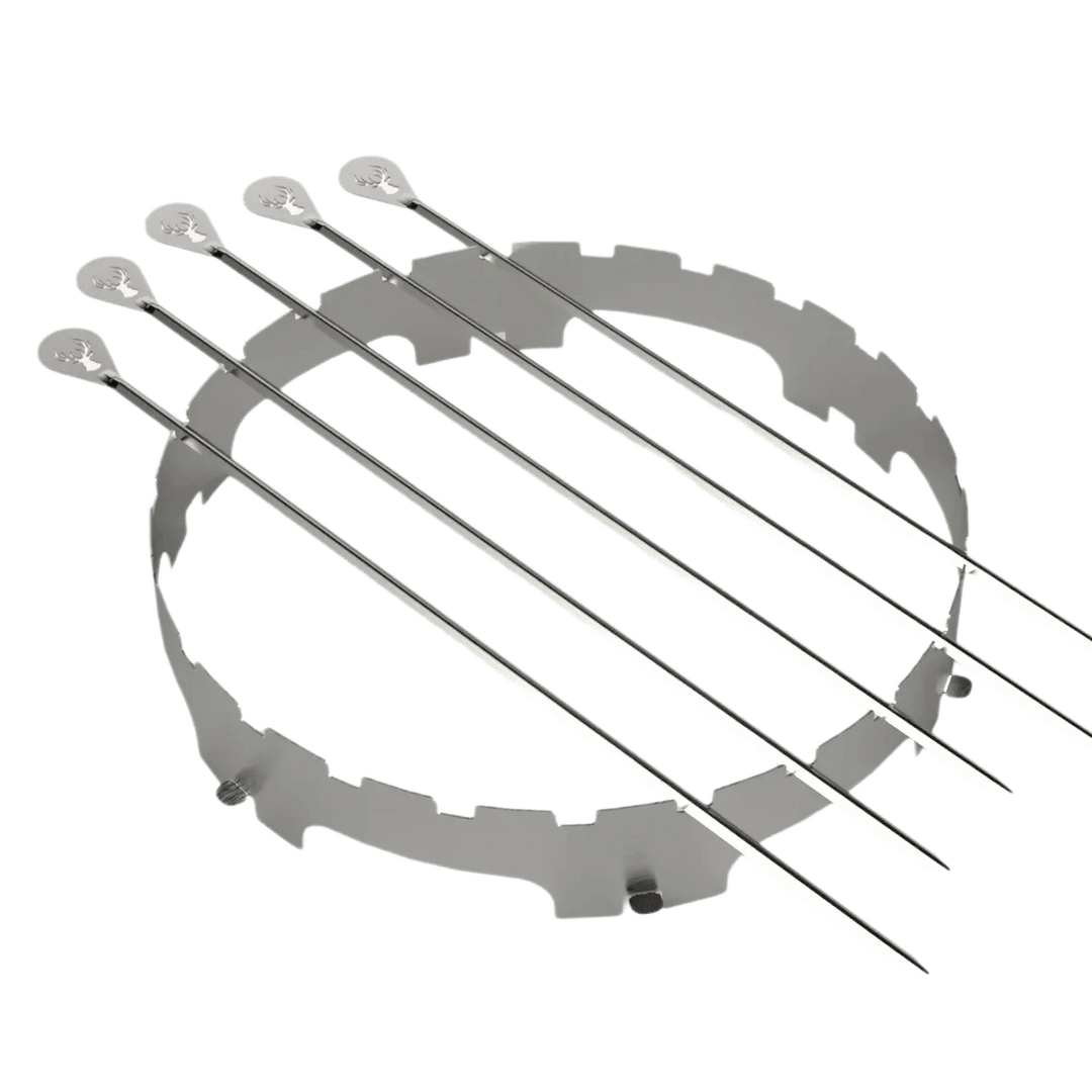 Skewer Rack for Alpha 600 – Stainless Steel | Masuria Wild – Masuria Wild | smokeless fire pit, outdoor chair (rauchfreies Feuerstelle, Gartenstuhl)