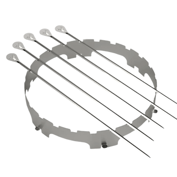 Skewer Rack for Alpha 600 – Stainless Steel | Masuria Wild – Masuria Wild | smokeless fire pit, outdoor chair (rauchfreies Feuerstelle, Gartenstuhl)