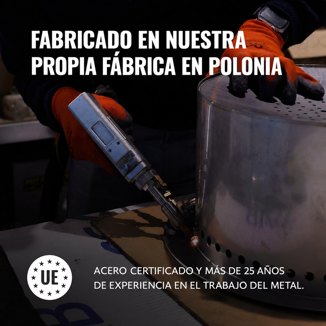 
Fabricación de braseros Masuria Wild en nuestra fábrica de Polonia