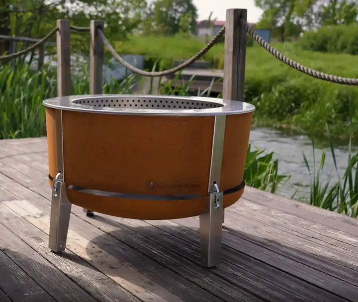 Alpha 800 – Premium rauchfreie Feuerschale 80 cm | Masuria Wild